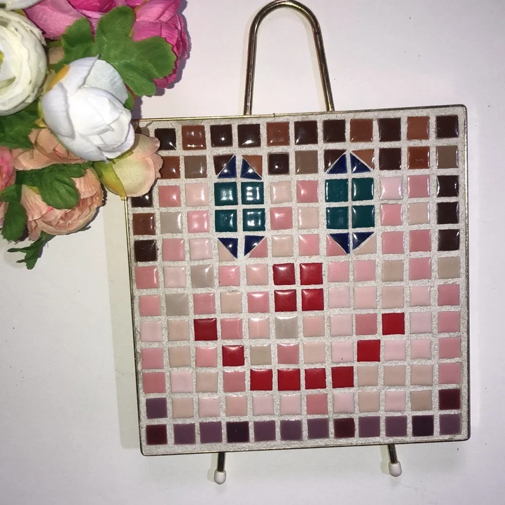 Clown Trivet Decor Clown Decor Clown Trivet Handmade Clown Kitchen Art 70s